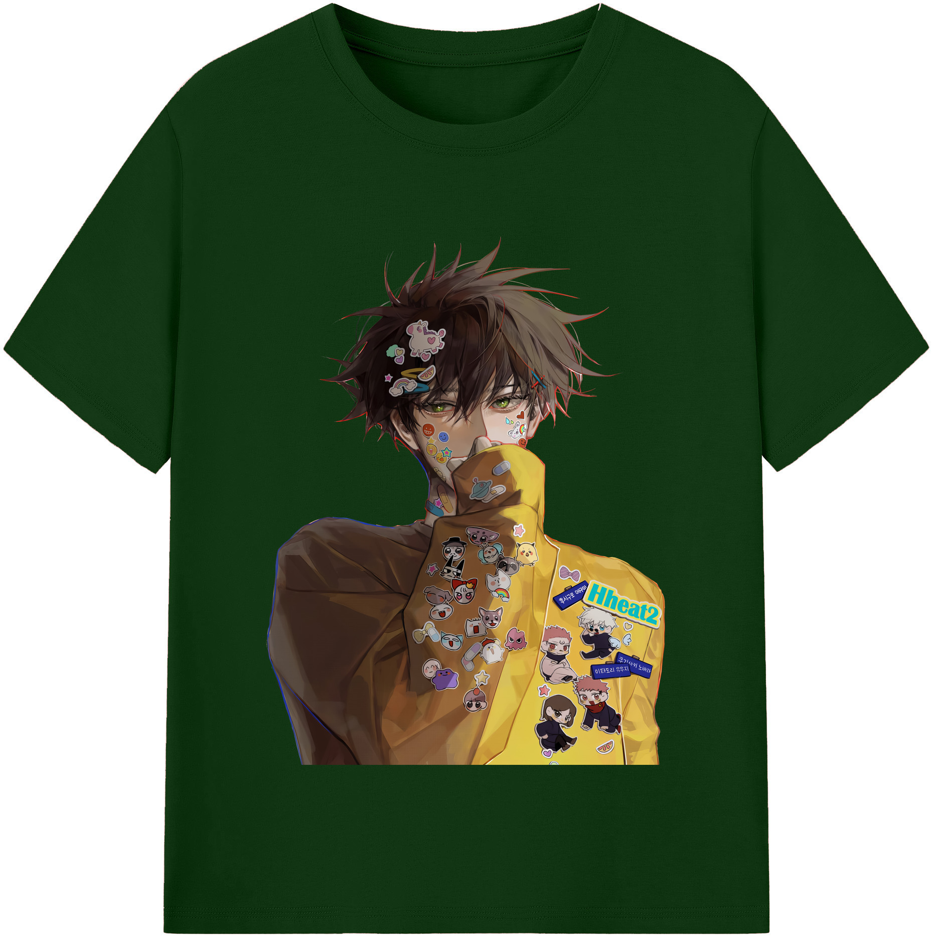 （画像用） 呪術廻戦 Jujutsu Kaisen 綿100％半袖Tシャツ（フロントプリント）